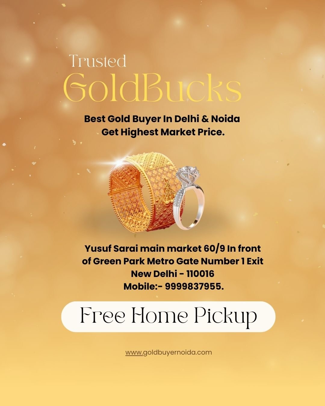 Goldbucks – Best Gold buyer In Delhi– Instant cash