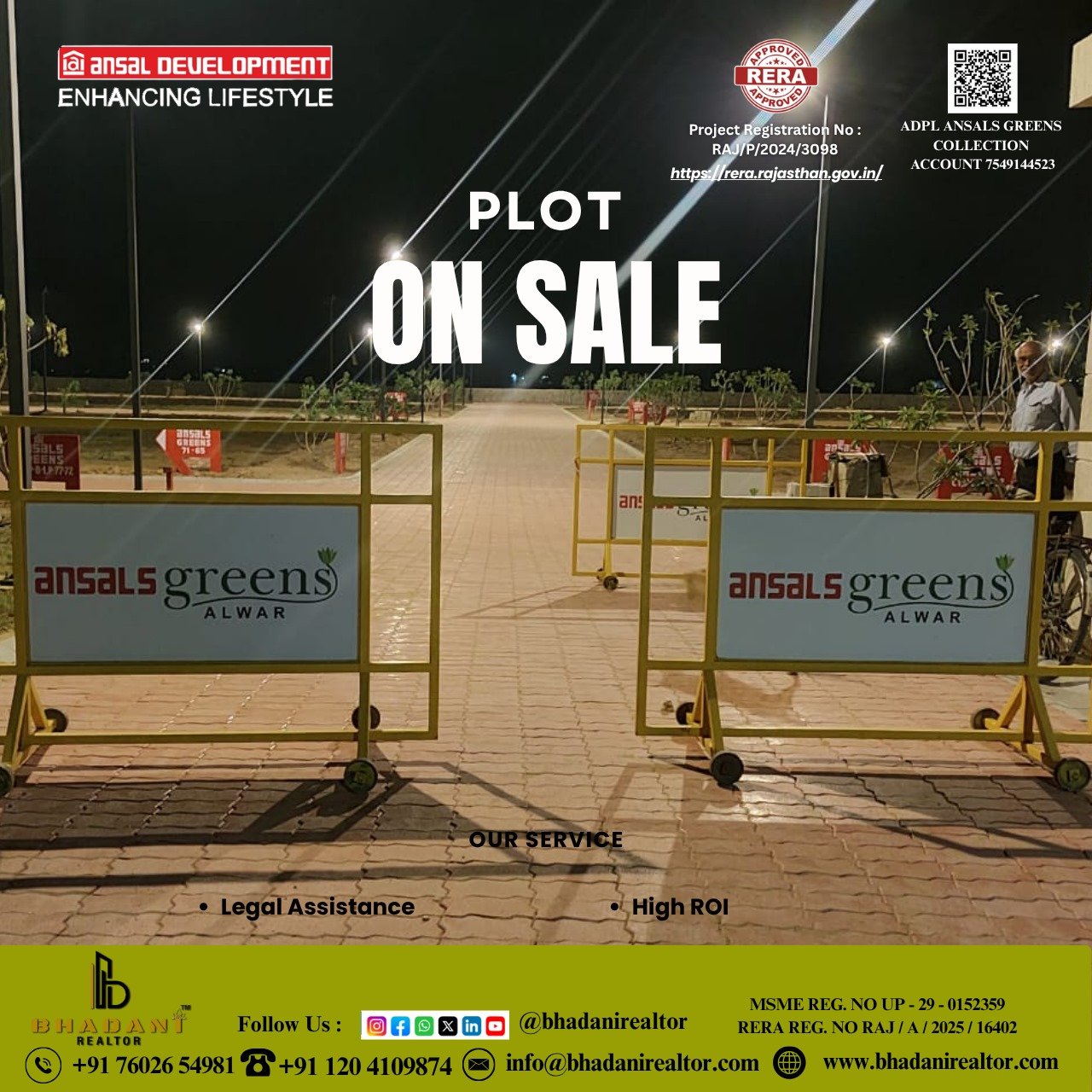 Exclusive Plot for Sale in Ansal Town – Prime Investment Opportunity