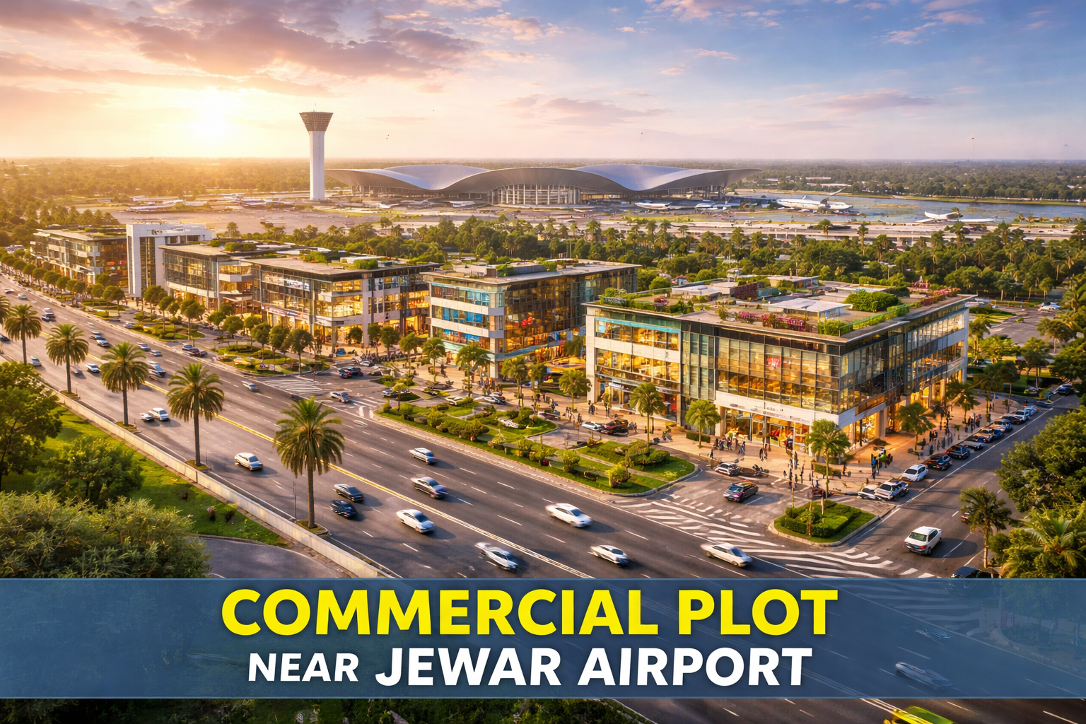 Commercial Plot Near Jewar Airport – A High-Growth Investment Opportunity by Maxpine Group