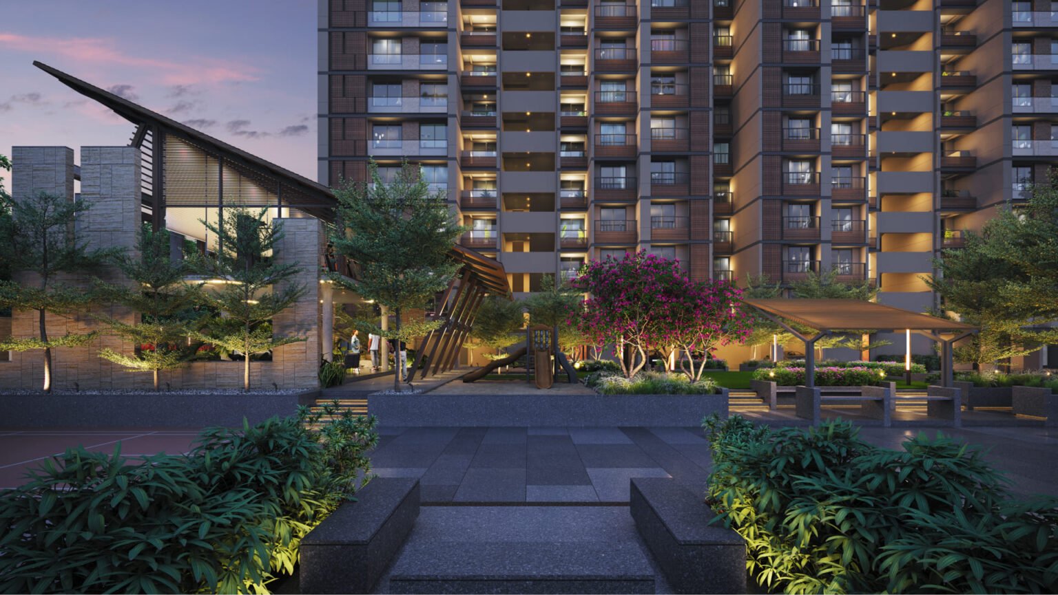 Modern Ahmedabad Flats Near Mount Brook Lake