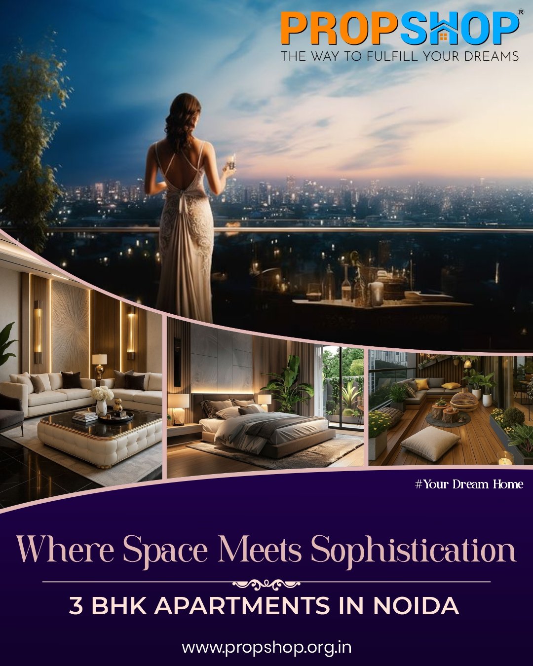 Luxury Living: 3 BHK Apartments in Noida Starting at ₹1.85 Cr*