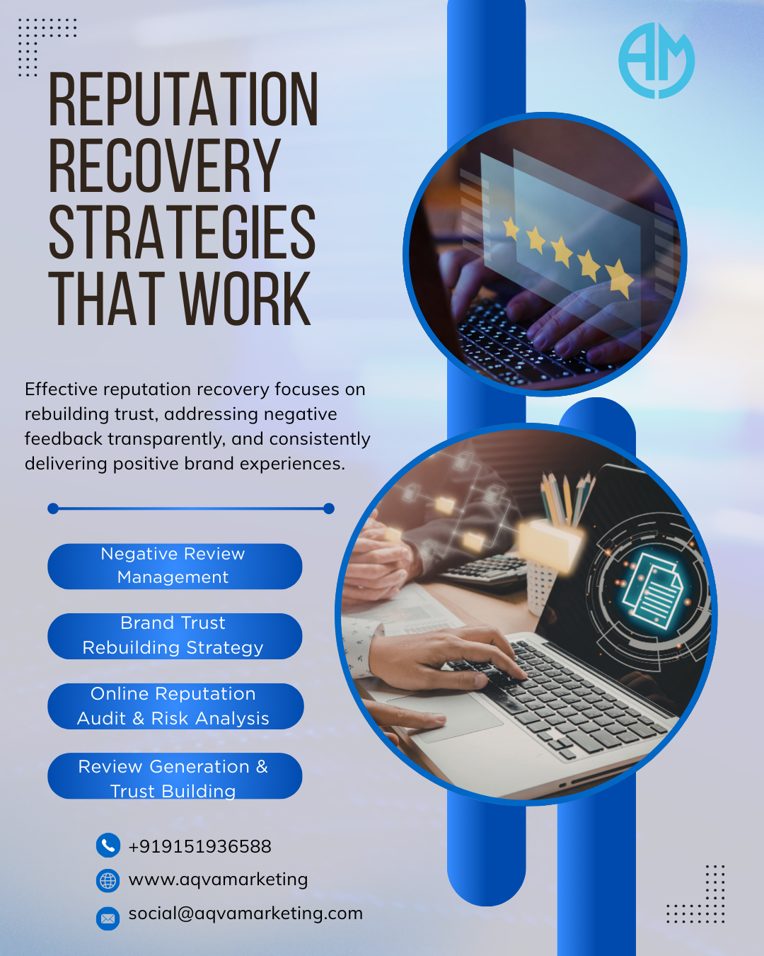 Reputation Recovery Strategies That Work – AQVA Marketing