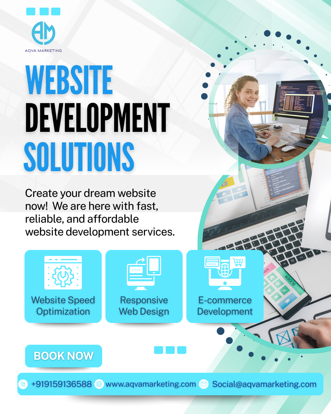 Website Development Services That Drive Business Growth – Aqva Marketing