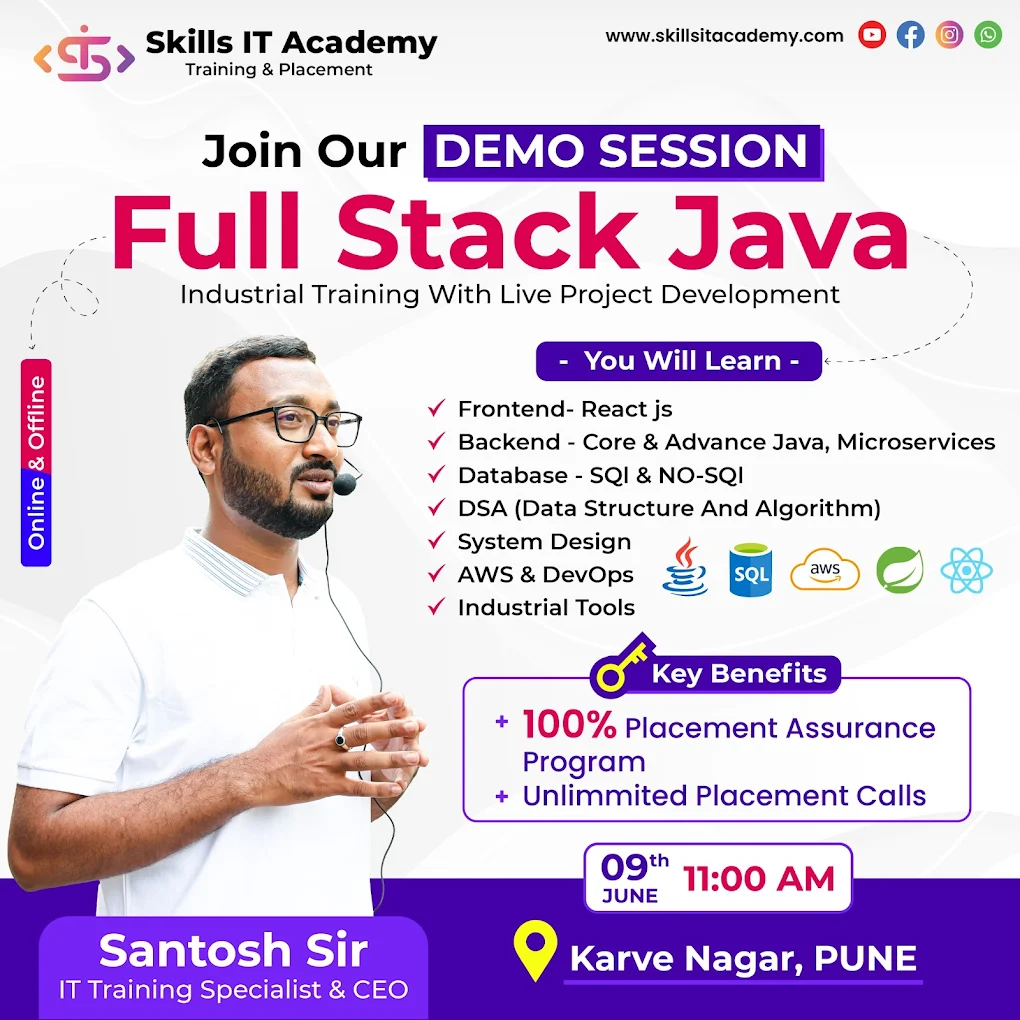 Full Stack Java | Java Classes in Pune | Skills IT Academy