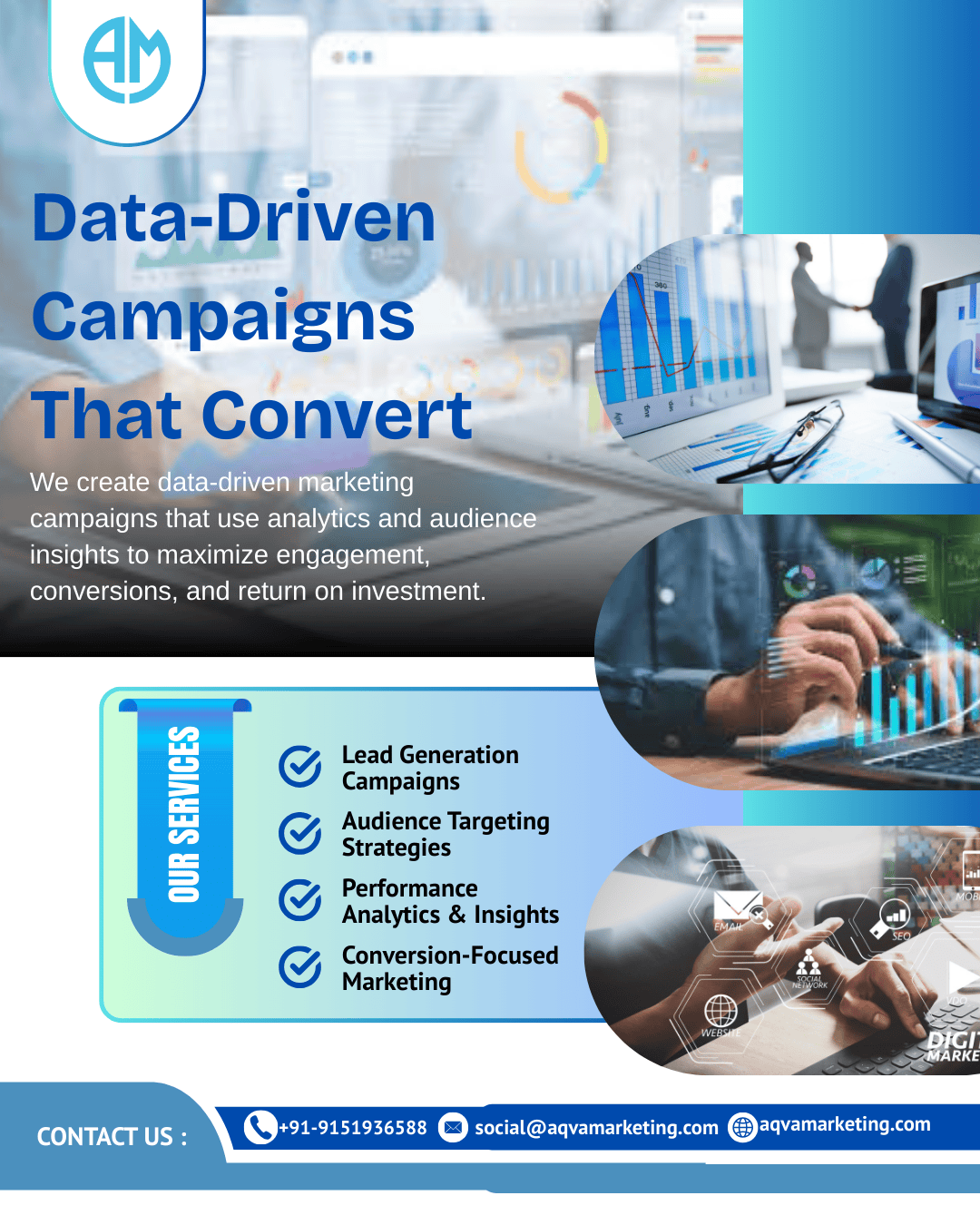 Data-Driven Campaigns That Convert with Performance Marketing – Aqva Marketing