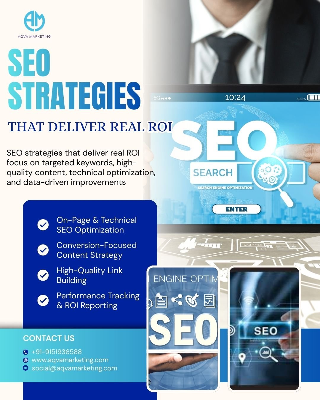SEO Strategies That Deliver Real ROI – Aqva Marketing