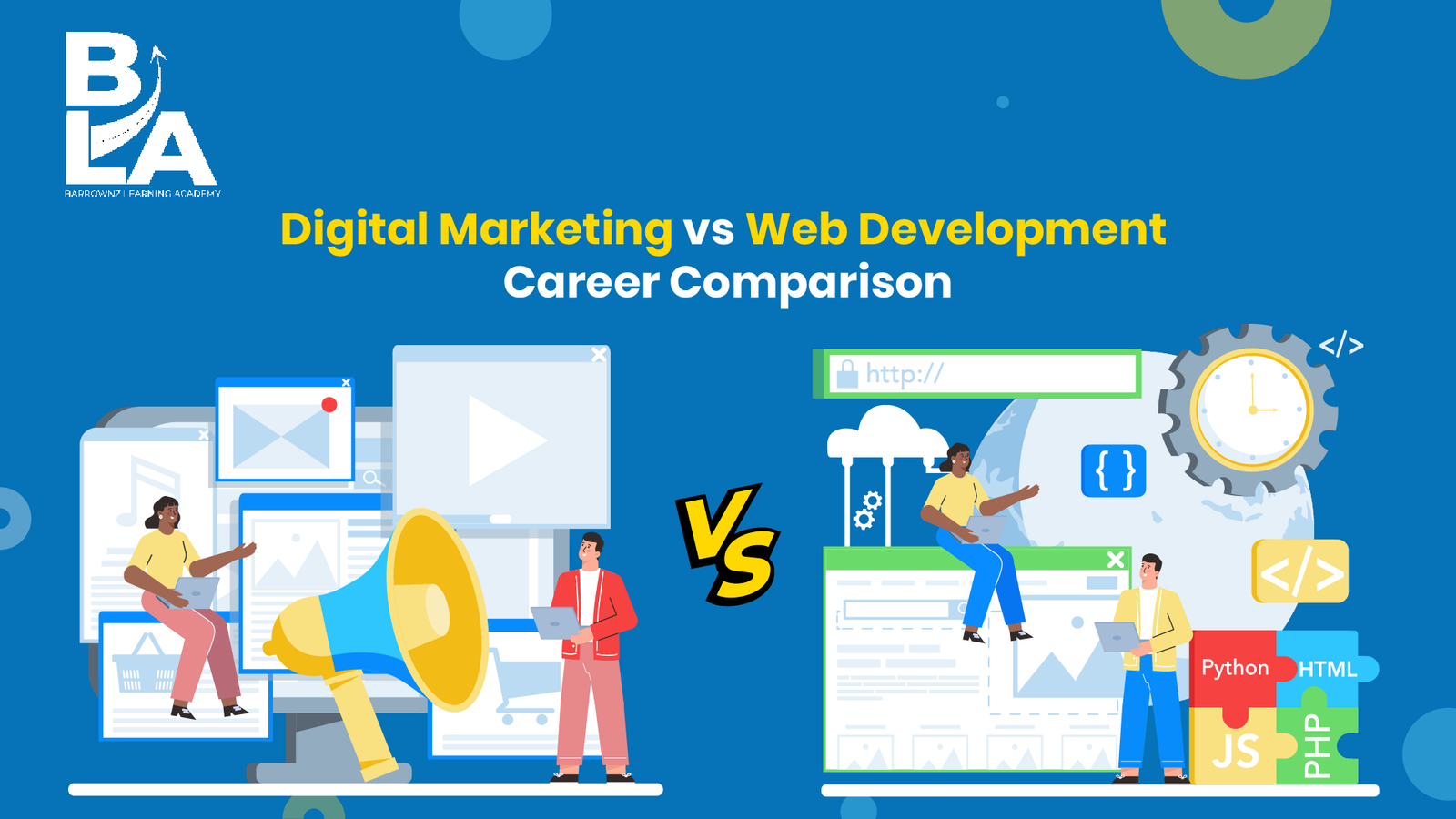 Digital Marketing vs Web Development – Career Comparison