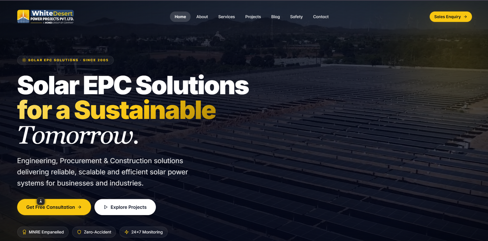 Solar EPC & Power Company Kutch, Gujarat| White Desert Power